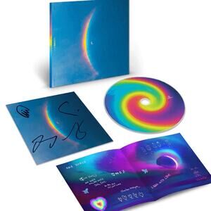 Coldplay Moon Music Signed CD Limited First Edition First Eco Rainbow EcoCD